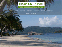 Tablet Screenshot of borneo-travel.com